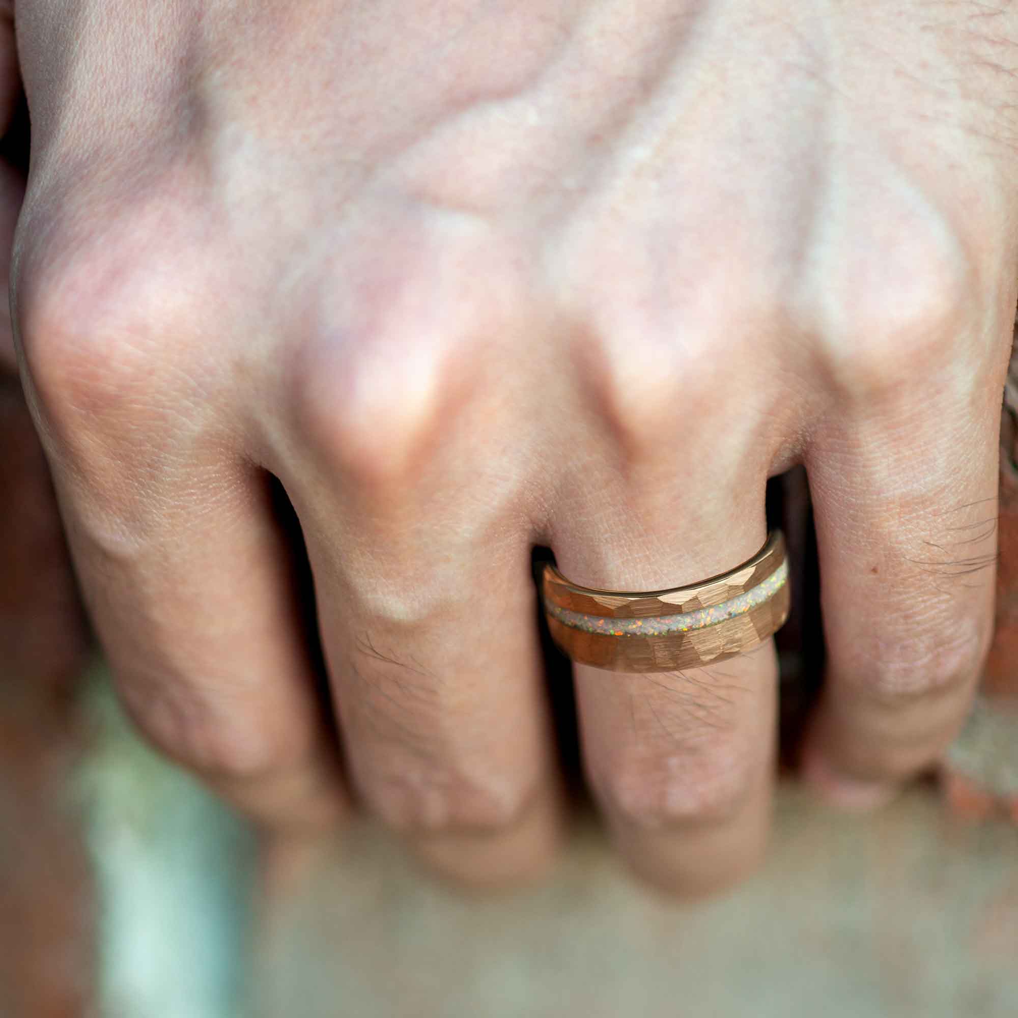 Unique_Wedding_ring_band_tungsten_carbide_meteoride_hammered_thor_resin_8MM_size_4mm_manly_junction_band_dinosaur_opal_meteorite_sandstone_galaxy_game_of_thrones_deer_antler_wood_gold_gunmetal_black_guitar_string_house_of_the_dragons_GOT_etsy_amazon_youtube_facebook_rings_gold_strip_mens_hand_shot_grip_box_antique_layout